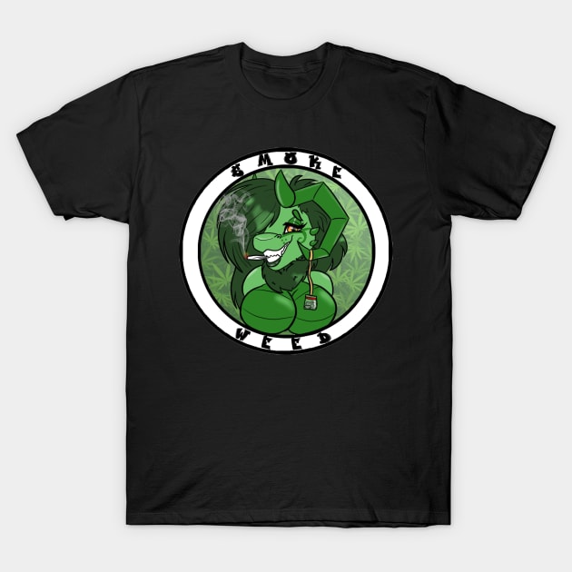 Smoke Weed T-Shirt by HoneyHeartStudios